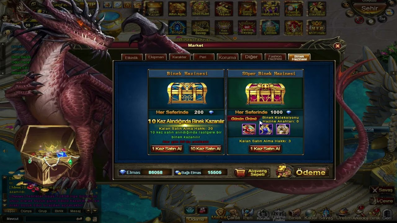 GASTANDO 60K DE DIMAS NA ARVORE DERRUBANDO TUDO NO LEGEND ONLINE TURCO