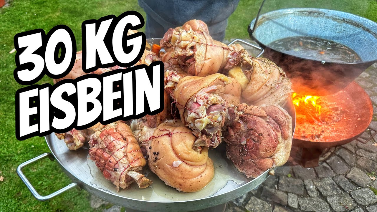 Eisbein aus dem Feuerkessel - das Geheimnis von RundK BBQ für perfekte Haxen!