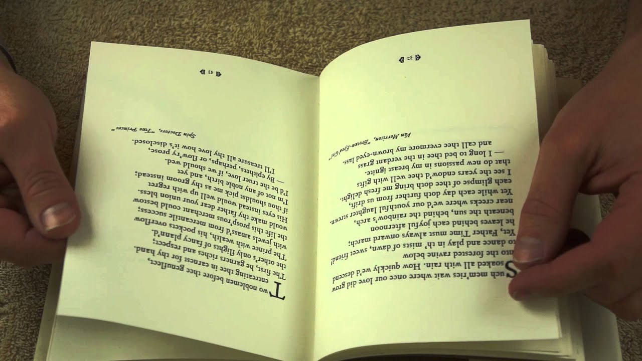Quietly Reading Pop Sonnets - ASMR