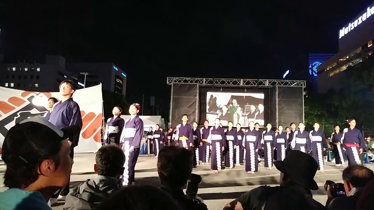 2018どまつり  心纏い（こころまとい）名古屋市中区  ご当地ぐるめぱーく会場  2018.8.24