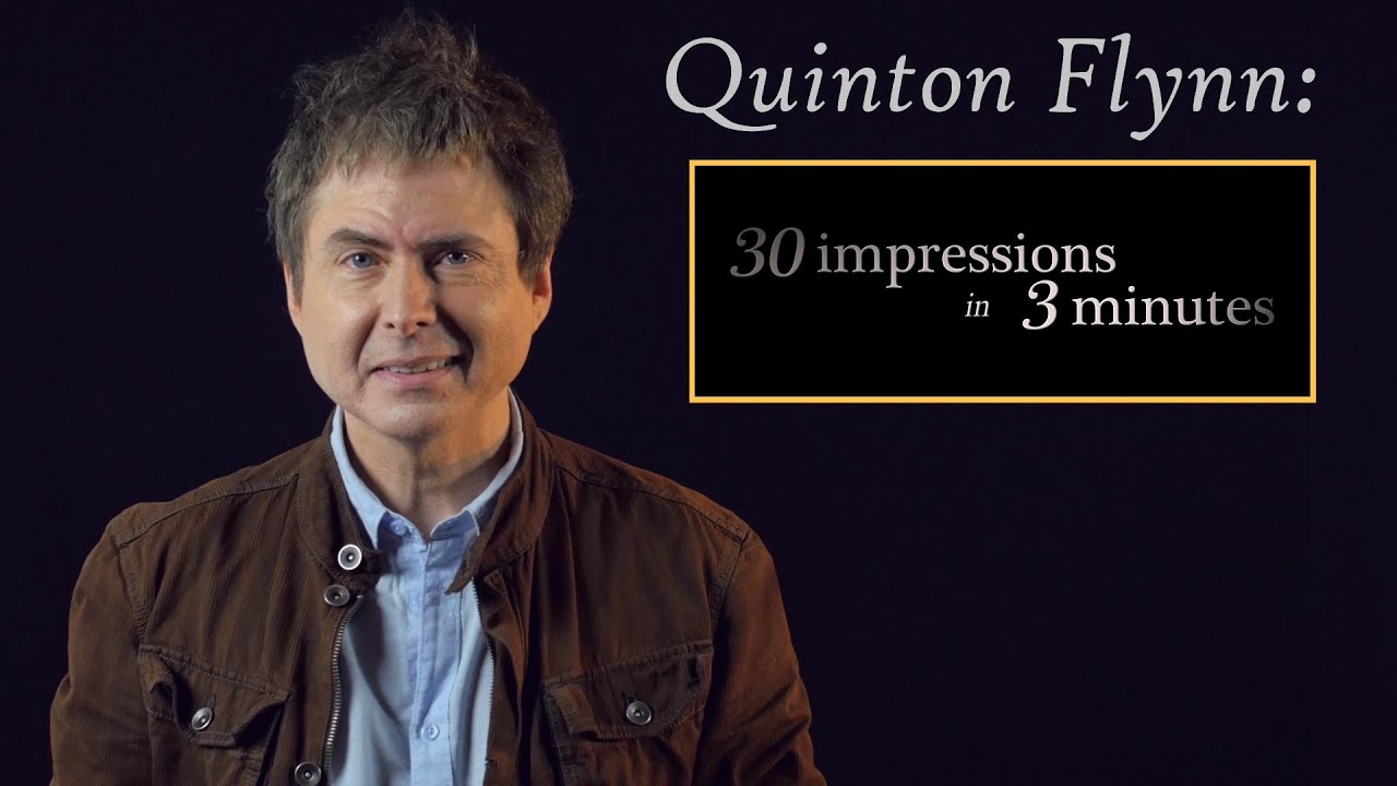 Storytime with Quinton Flynn: 30 Impressions in 3 Minutes