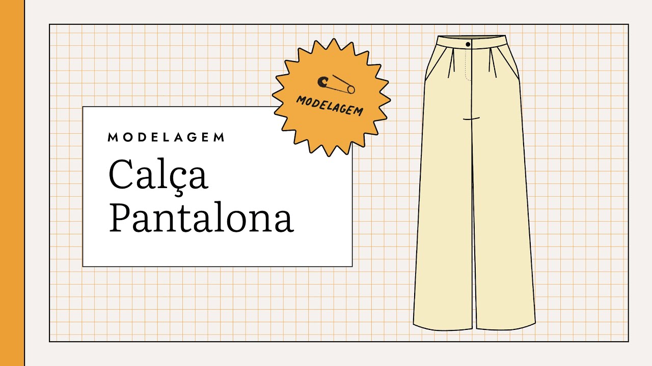Como fazer molde de calça pantalona
