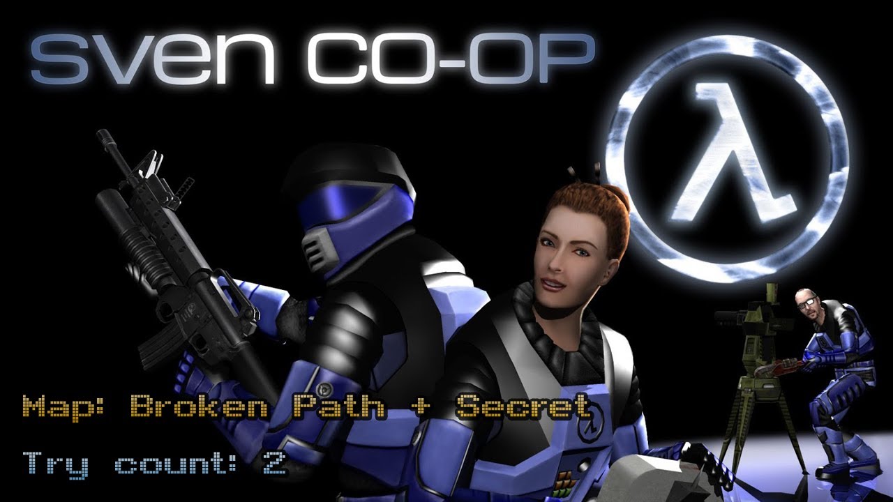 Sven Co-op - Map: Broken Path + Secret  - Try count: 2 (Tentativa 2) - [No commentary]