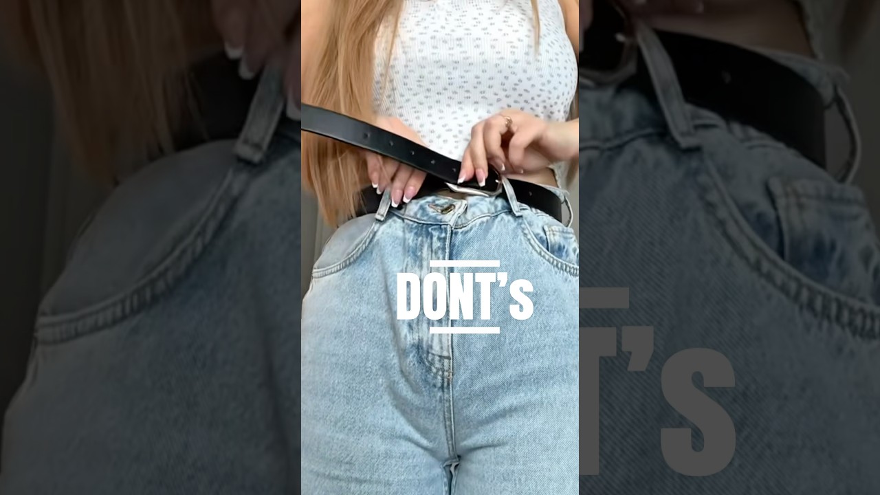 Still Wearing Your Belt the Usual Way? There’s a Better One!✨🤭 