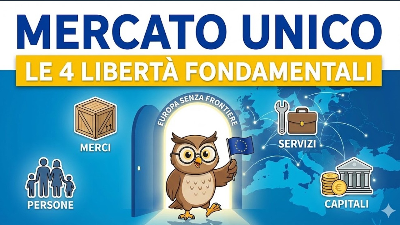 Merci, Persone, Servizi, Capitali: Come funziona la Libera Circolazione UE. Diritto UE per concorsi