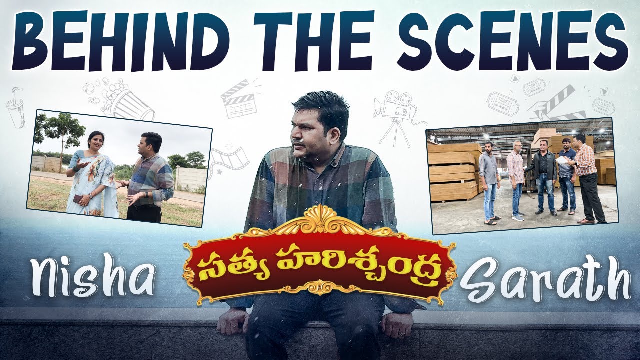 Satya Harishchandra BTS | Behind the Scenes | Sarath Nisha | #sarathnalla #bts