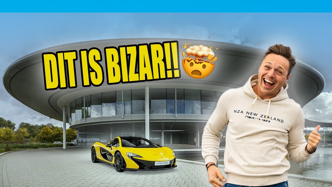 Hier Droomt Iedere Autoliefhebber Van..🤯 RondLeiding Bij McLaren met Logitech G!🏎️