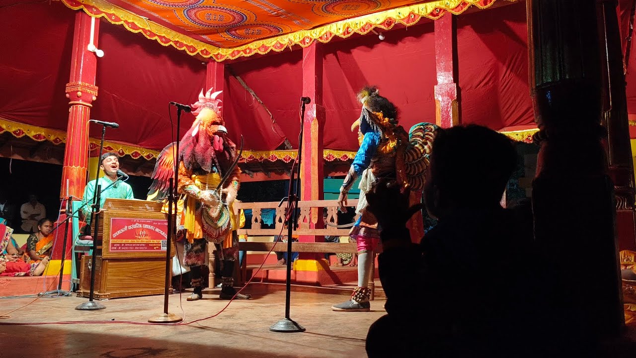 गरुड आकाशी झळकला लंगार 🤩😍#dashavtar #dashavtari_natak #dashavtarnatak #लढाई #दशावतार_नाटक