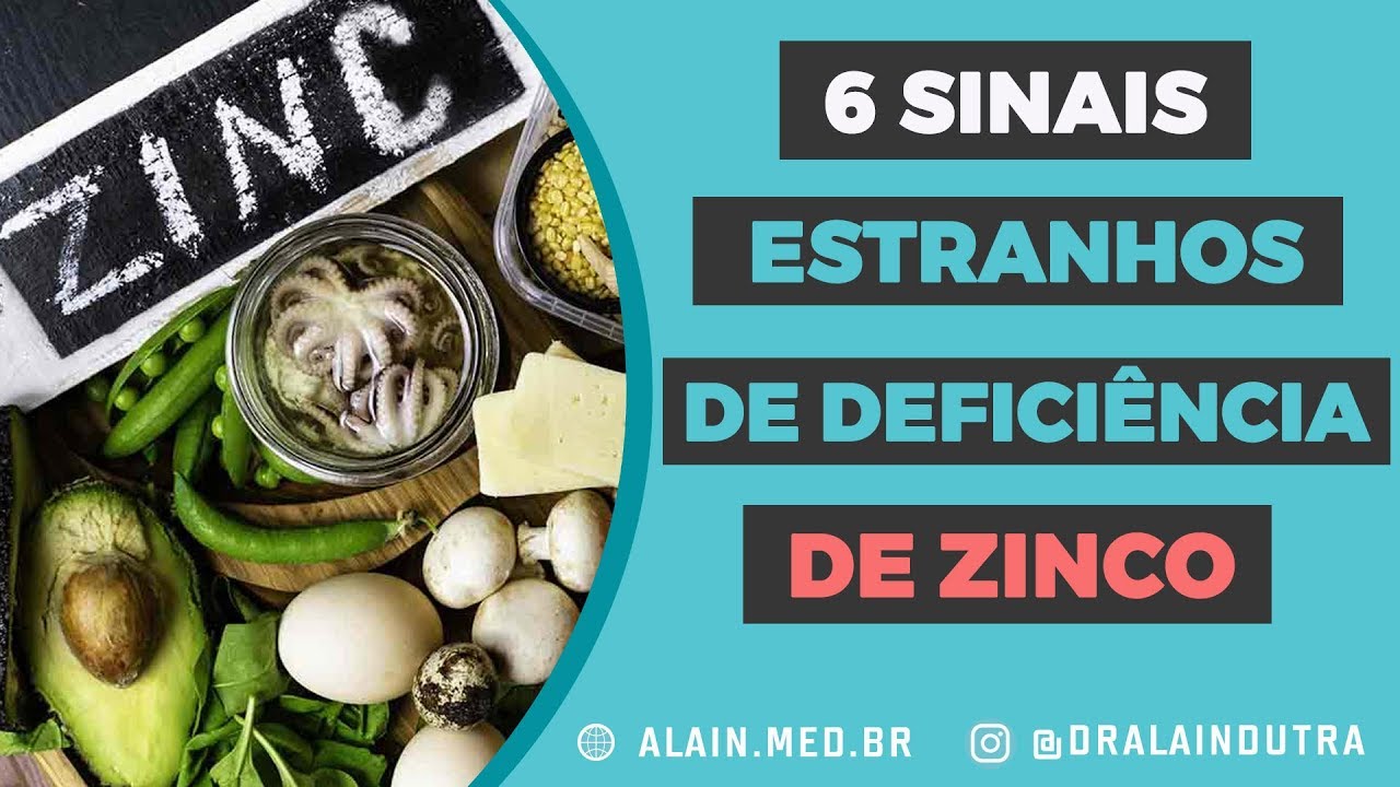6 sinais estranhos de defici&ecirc;ncia de zinco