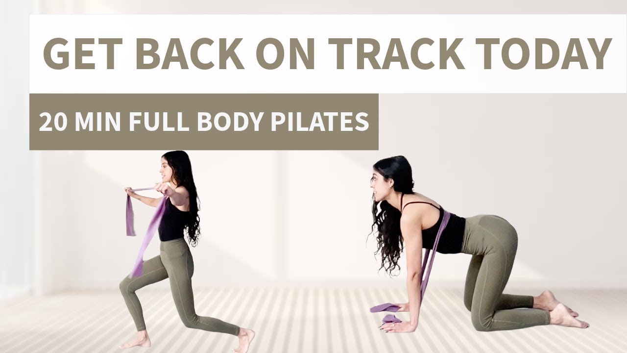 20-Minute Full Body Pilates Workout with Resistance Band | Low Impact At-Home Workout
