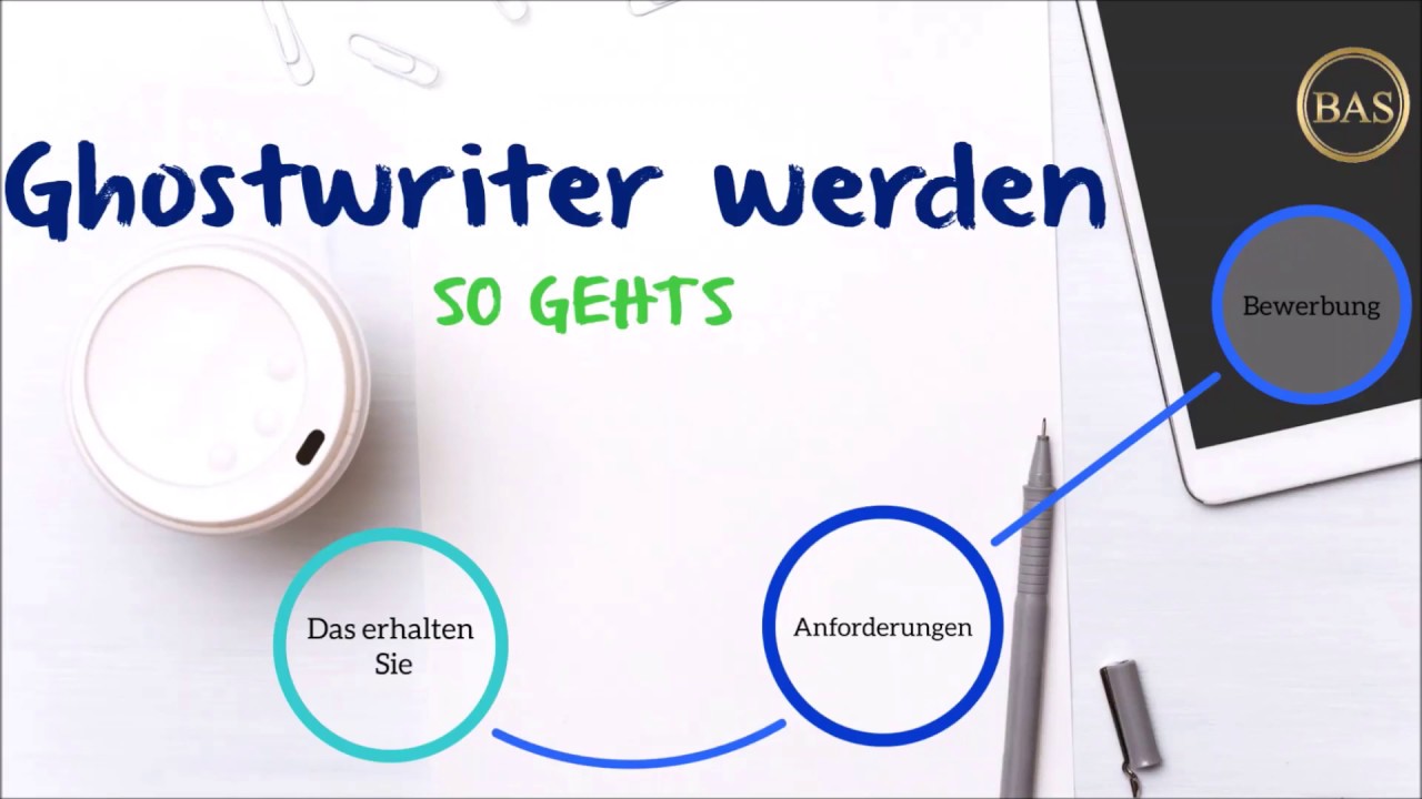 Ghostwriter werden ✅ Jetzt um Job bewerben