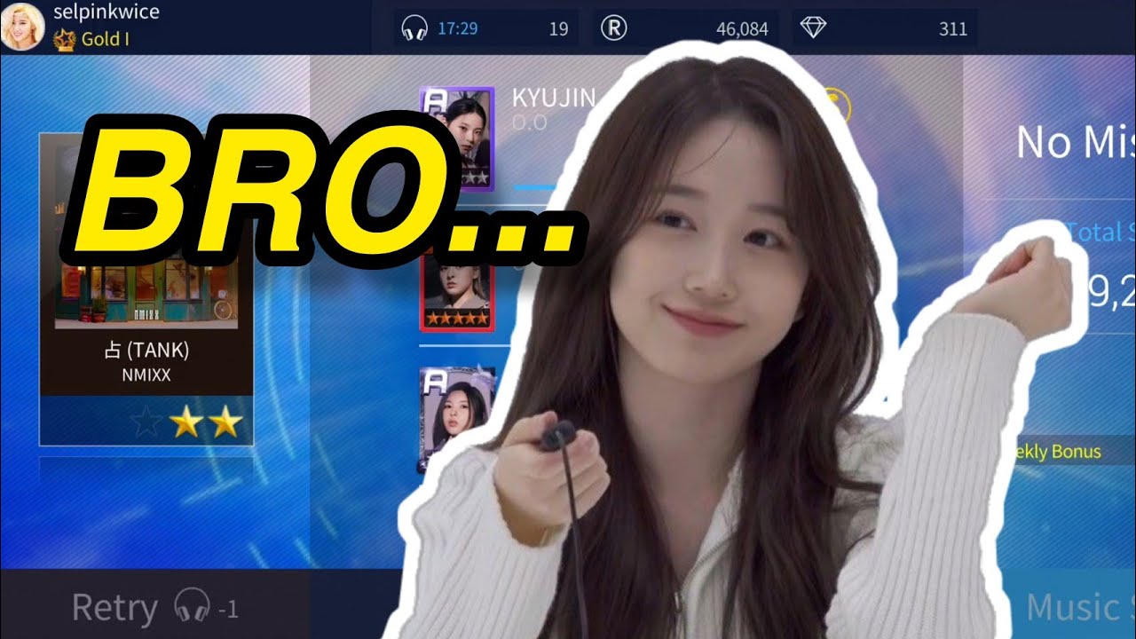 trying to clear NMIXX- TANK hard mode on superstar jypnation (with tricks i learned on YouTube)