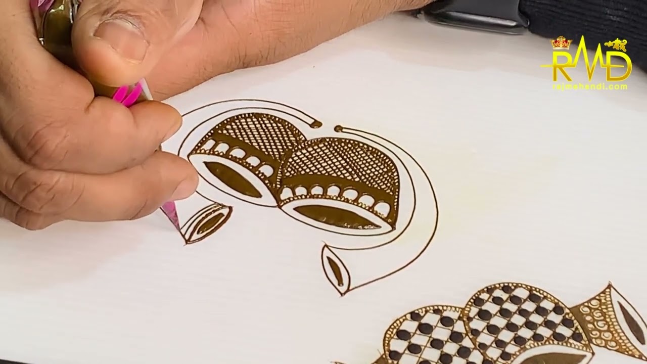 Advance Mehndi Class 2 । Mehndi Tutorial । Mehndi  Kaise Sikhe । Mehndi Course, Mehandi Dhol Sahnai