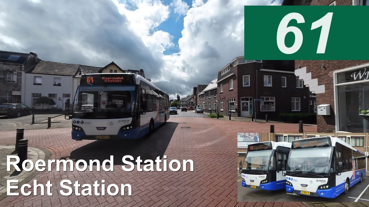 Arriva Lijn 61: Roermond Station - Echt Station | Arriva Limburg | Arriva 9162 | 2024