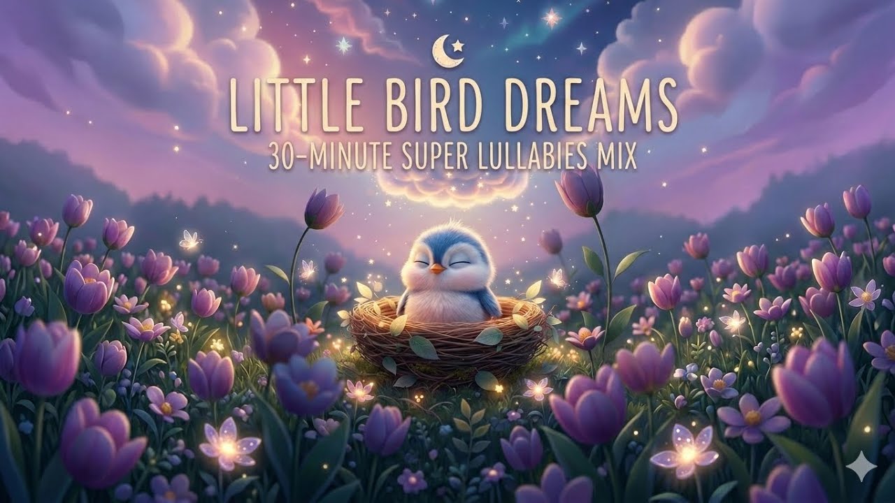 Little Bird Dream | 30 Minutes Lullaby Collection for Babies & Toddlers