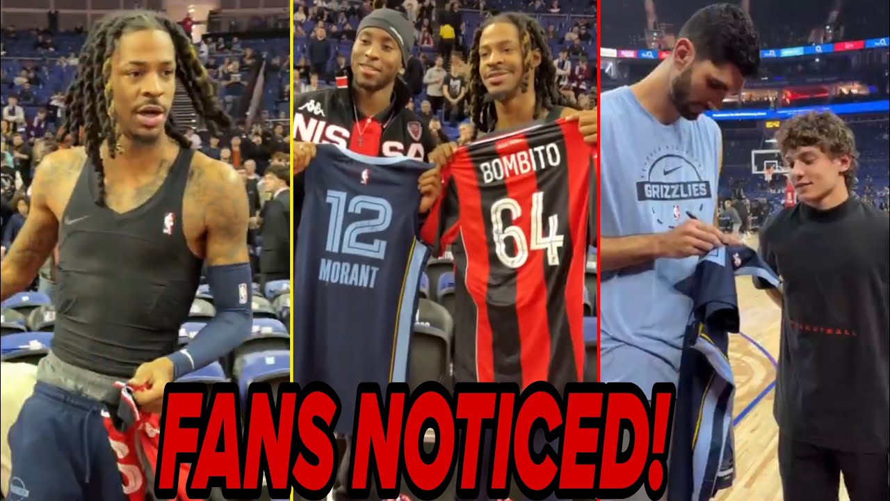 Ja Morant’s Jersey Swap With Moïse Bombito Had Everyone Talking
