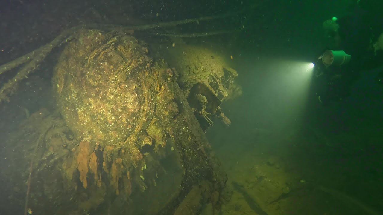 Wreck diving in Narvik: WW2 German Destroyer Z2 Georg Thiele