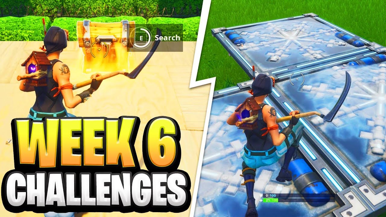 Fortnite Season 6 Week 6 Challenges GUIDE! How to Do Week 6 Challenges in Fortnite - Tutorial
