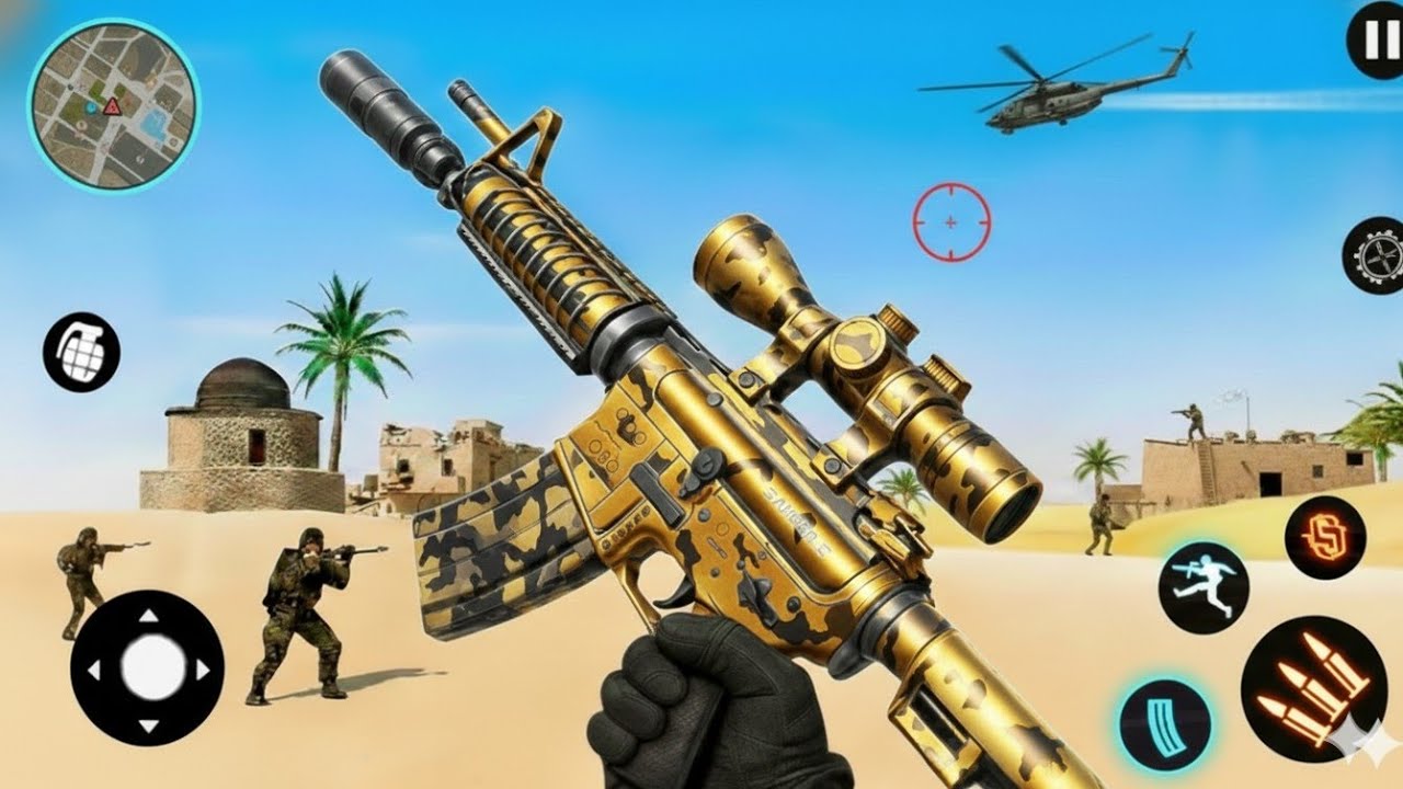 Anti-Terrorist Combat Mission Survival MissionFPS Shooting🪂#2026 Android GamePlay #2