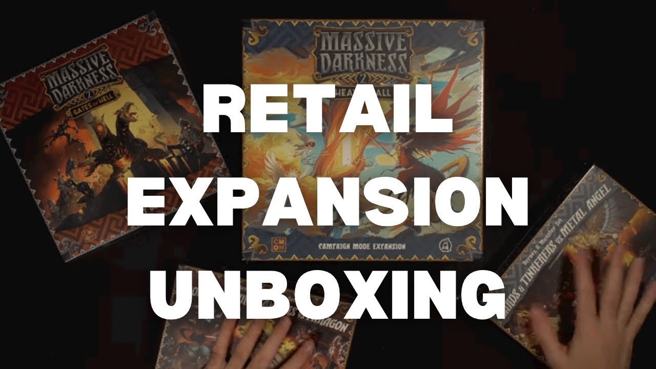 Massive Darkness 2 Retail Expansion Unboxing | Heavenfall | Monks, Bards, Necromancers and Tinkerers