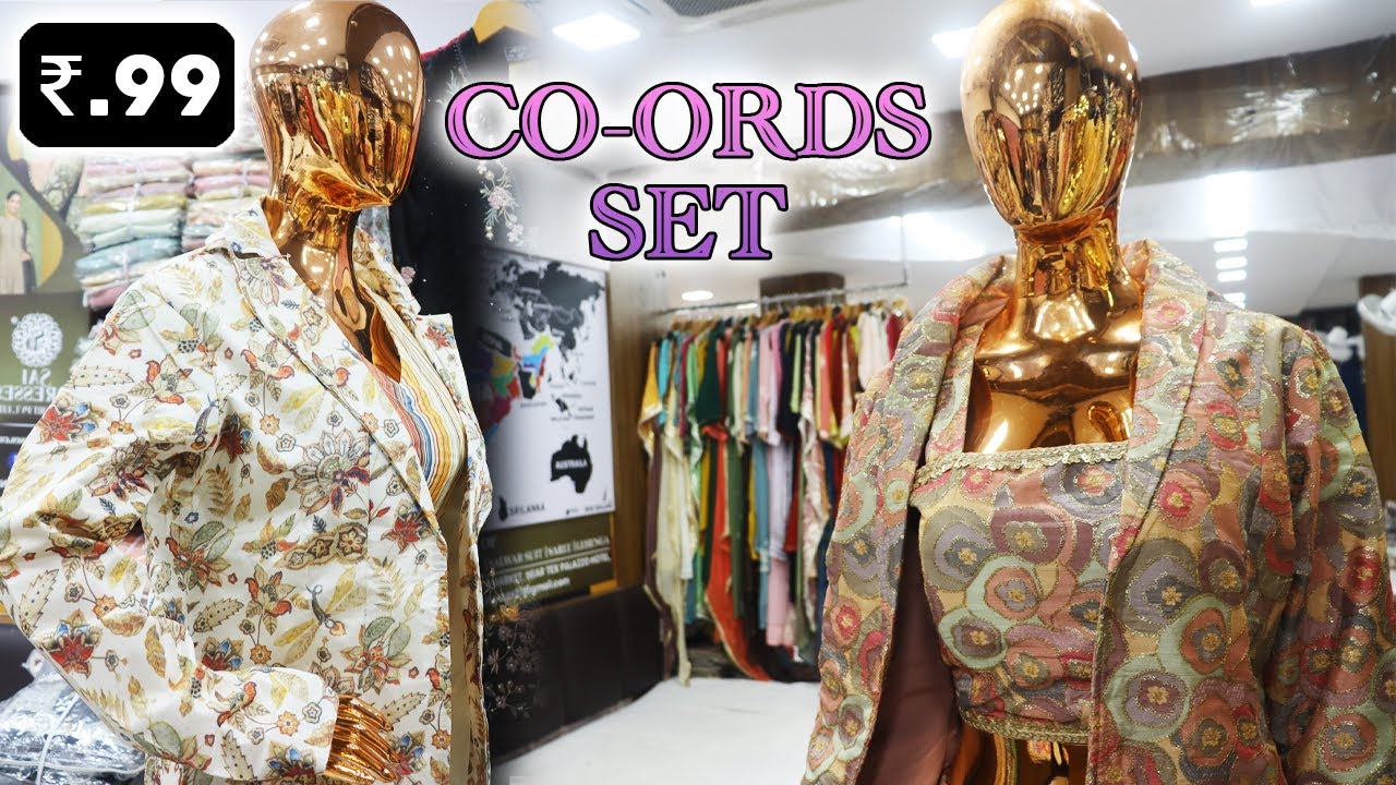 CO-ORDS SETS wholesale -cord set -kurti manufacturer in Surat 