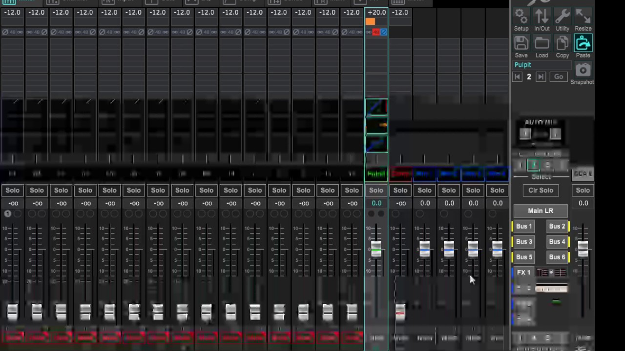 Использование снимков на Behringer XR 18