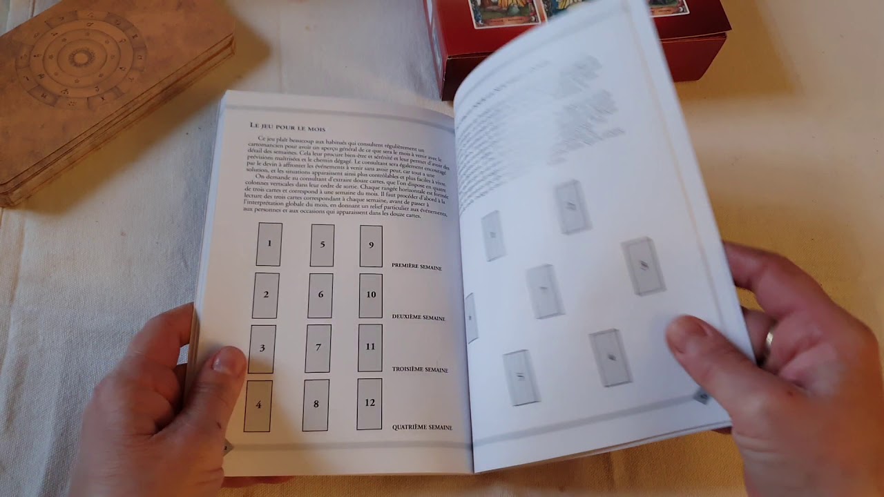 Presentation du jeu les cartes divinatoires des sorcieres. De Isa Donelli.