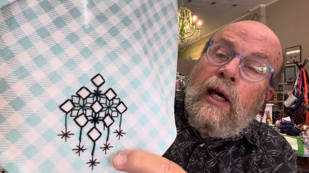 Flosstube #39 “Chicken Scratch Embroidery” The Legacy of Handmade Objects @garysligh7020