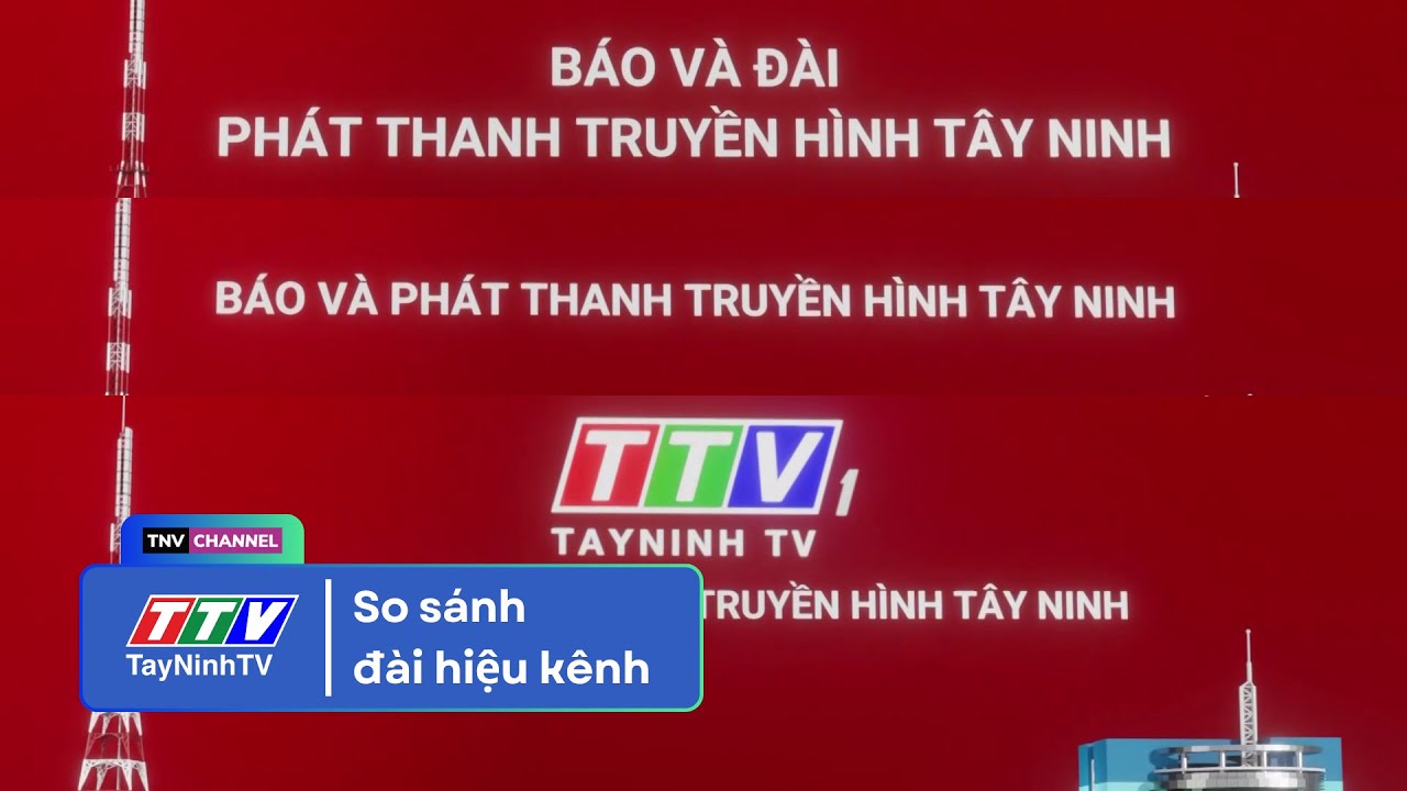 [Multiview] Báo và PTTH Tây Ninh | TTV1 - So sánh các phiên bản Đài hiệu (01.07.2025 ~ nay)