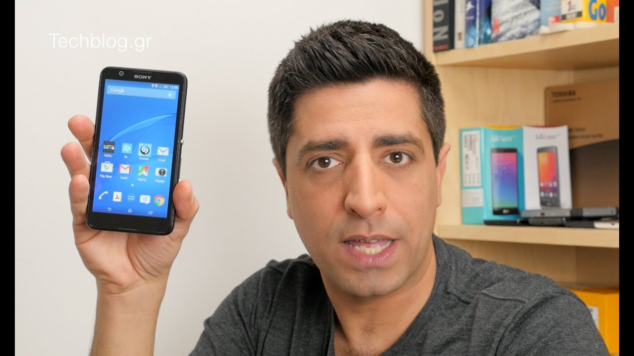 Sony Xperia E4 hands-on (Greek)