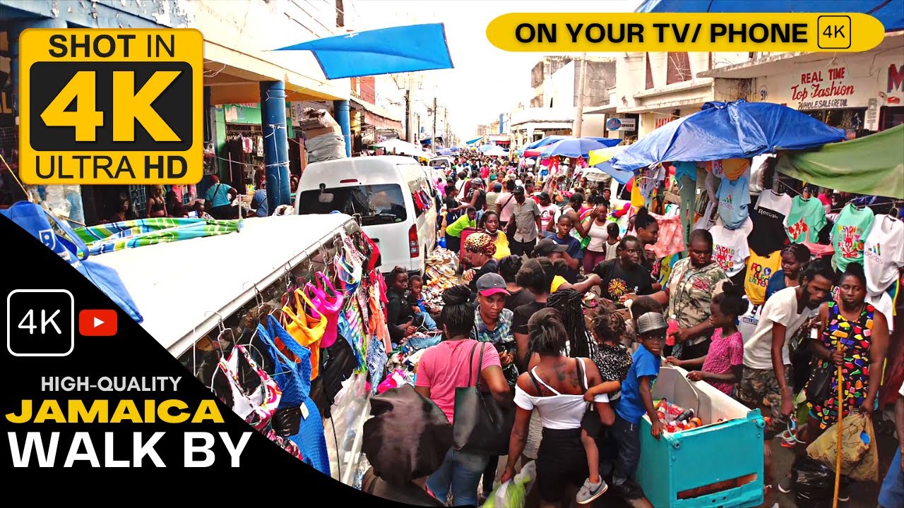 ✔️EXCITING GRAND MARKET DAY In Downtown Kingston The Day Before Christmas In Jamaica 2022 4K