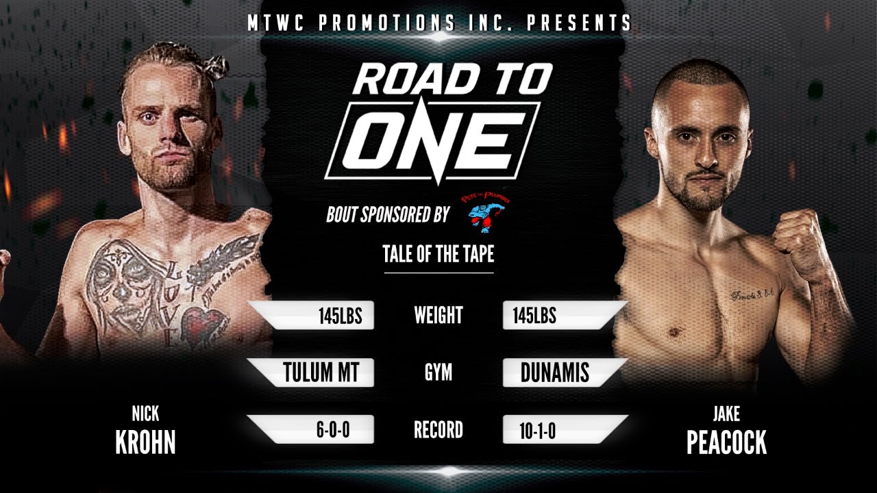 MTWC 8: Road to One Semi Finals - Jake Peacock vs Nick Krohn