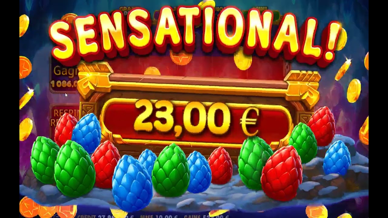 Machine &agrave; sous 3 MAGIC EGGS - Achat des BONUS RESPIN