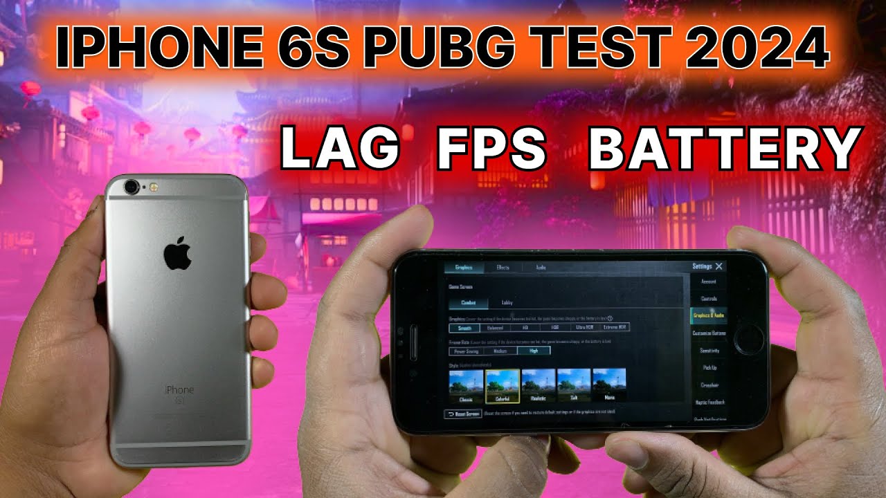 IPhone 6S Detailed PUBG Test 2024🔥 | FPS , Heating, Battery ⚡