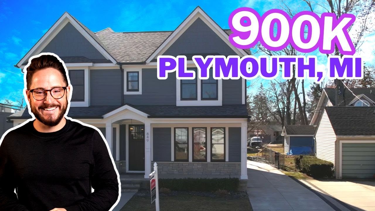 900K House Tour in Downtown Plymouth Michigan | Living in Michigan