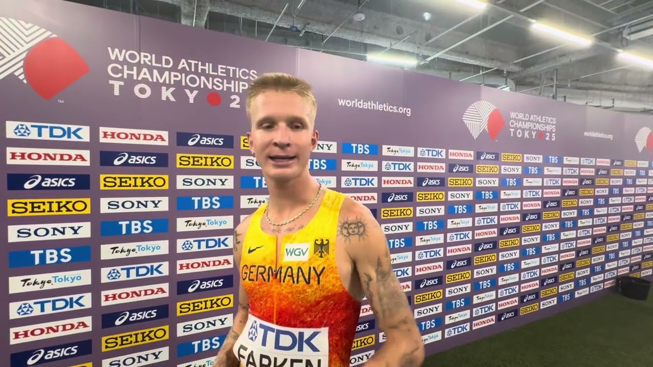 Robert Farken talks about Cole Hocker, Geordie Beamish after finishing 6th at Worlds