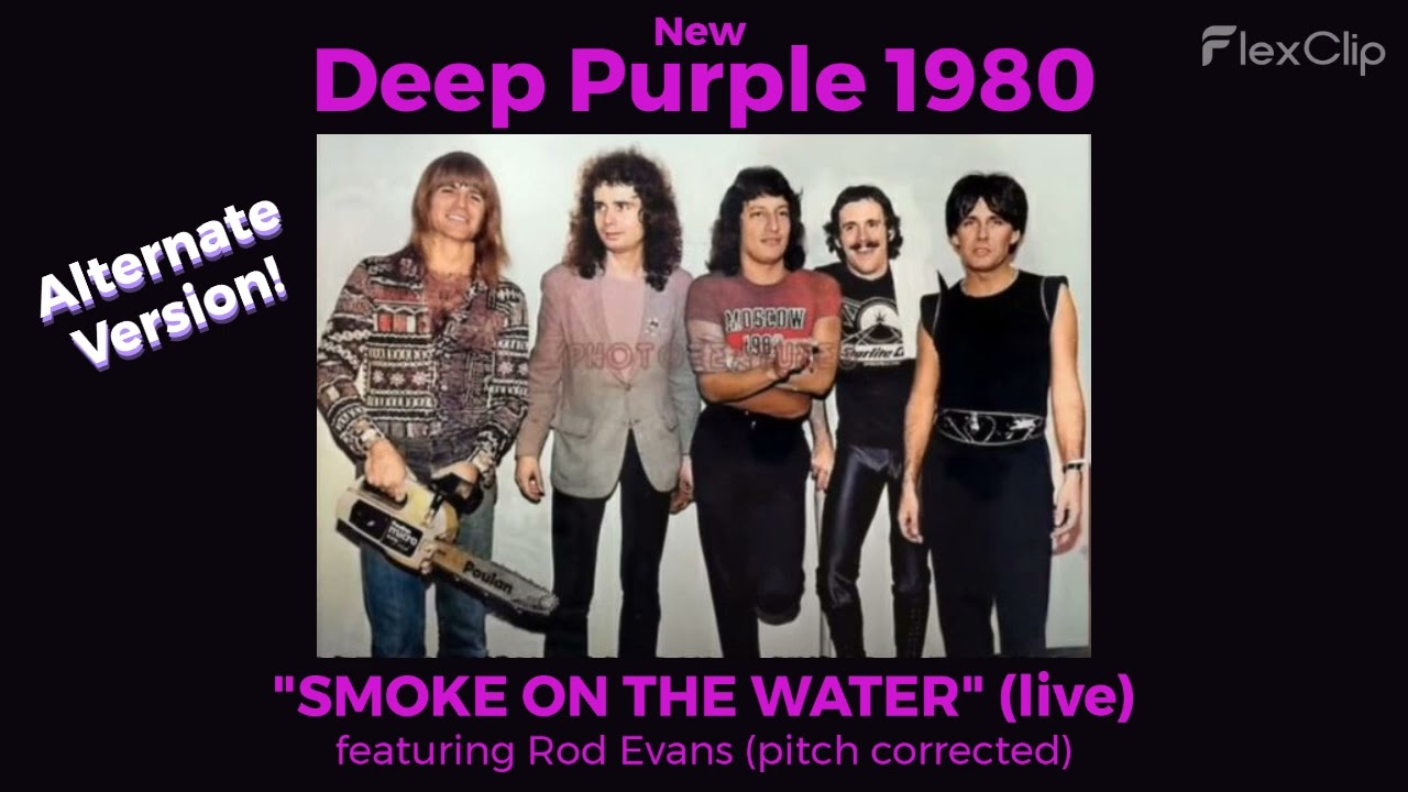 Deep Purple 1980 w/Rod Evans live Mexico City (alternate pitch corrected version) Smoke On The Water