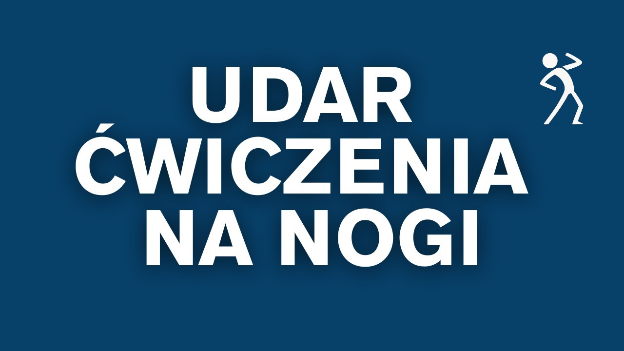 Udar mózgu | Niedowład | Ćwiczenia na porażoną nogę | Rehabilitacja po udarze | 🇵🇱 🇪🇺