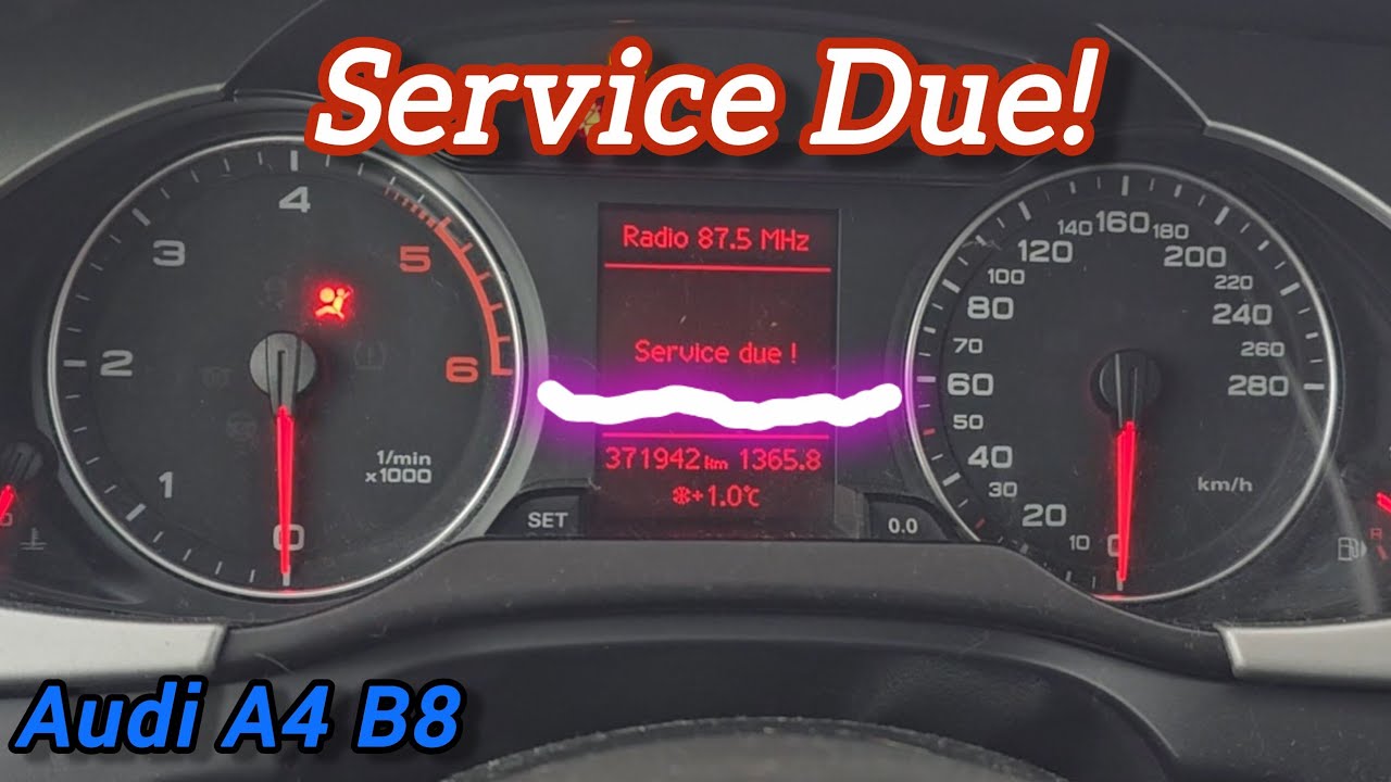 Audi A4 B8 – Сброс планового ТО с помощью VCDS (сброса показаний масла недостаточно!)