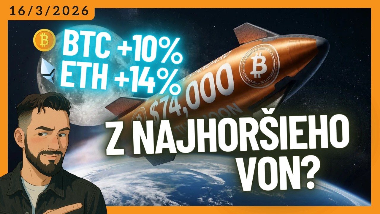 Btcoin za $74 000 - Ethereum +15 za týždeň! #BTC #kryptoraňajky