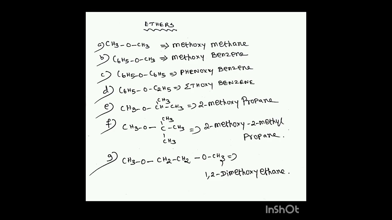 #12 CHEMISTRY iupac ethers 🔥🔥🔥🔥