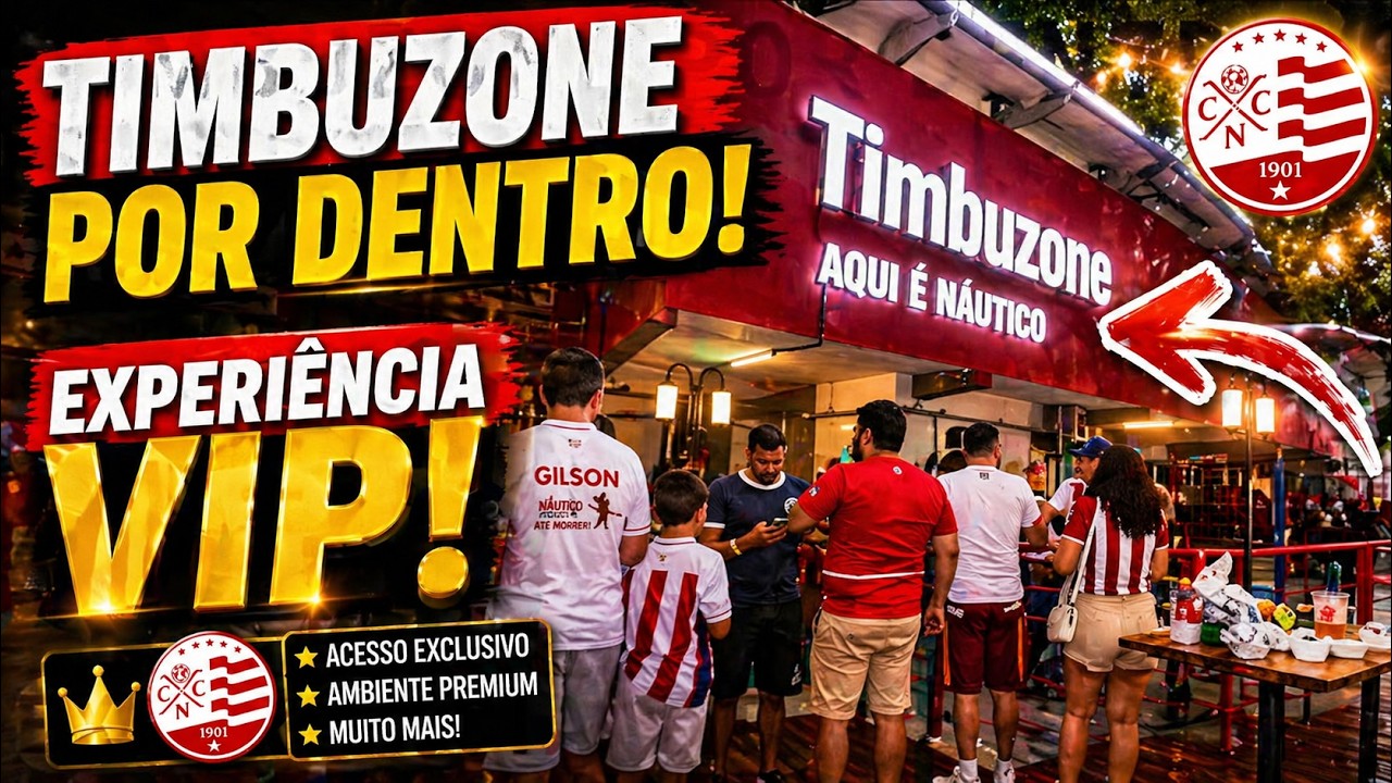 TIMBUZONE POR DENTRO. a ÁREA MAIS PREMIUM do ESTÁDIO do NÁUTICO. VEM VOCÊ TAMBÉM FAZER PARTE.