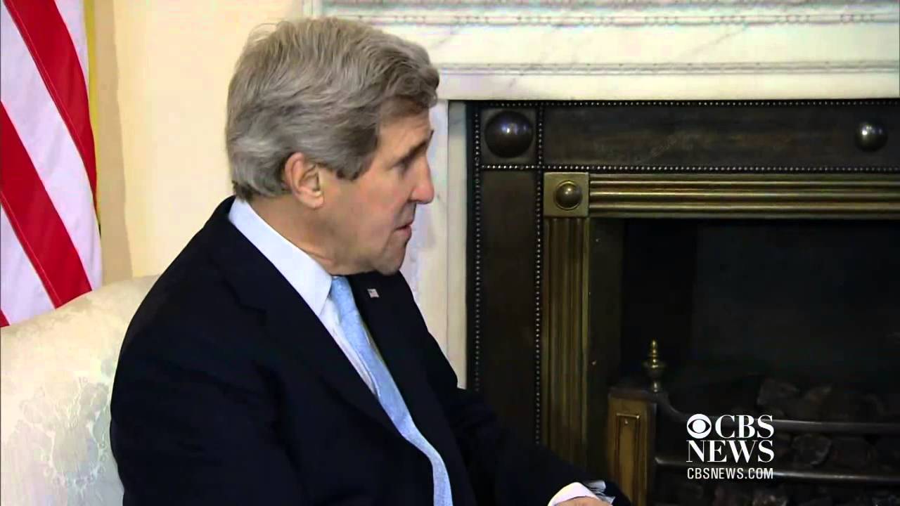 David Cameron welcomes John Kerry to 10 Downing Street