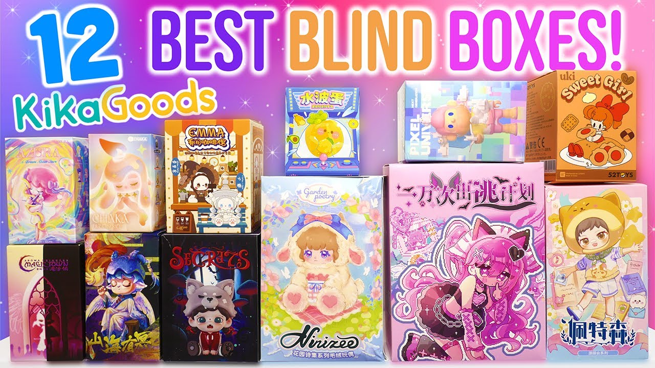 Unboxing Kikagoods Blind Boxes | Azura | Emma | Bubble Eggs | UKI | Aroma Princess | Farmer Bob