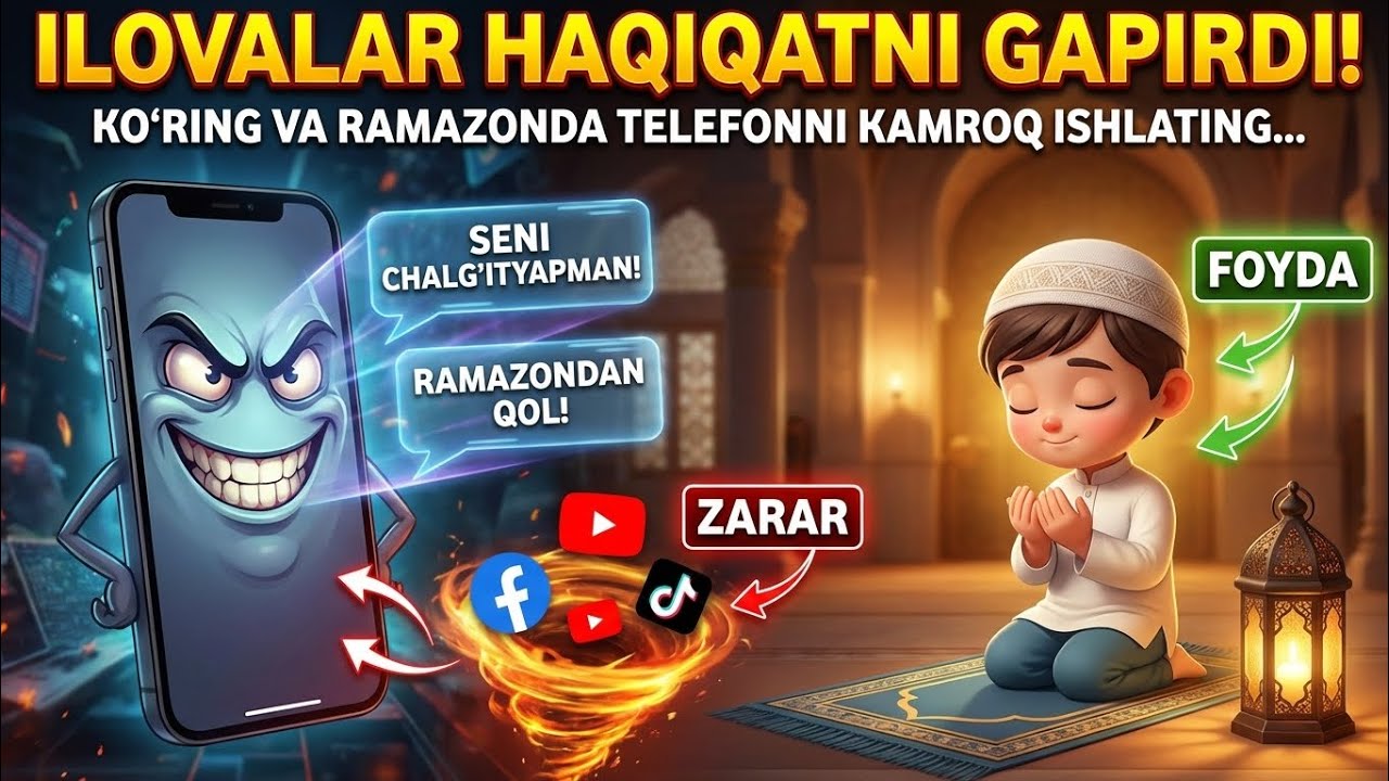 RAMAZONDA TELEFONNI KAMROQ ISHLATINGMI?