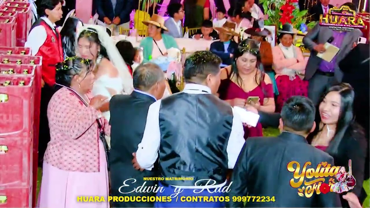 MATRIMONIO DE EDWIN Y RUD 2025 CON  YOLITA FLOR
