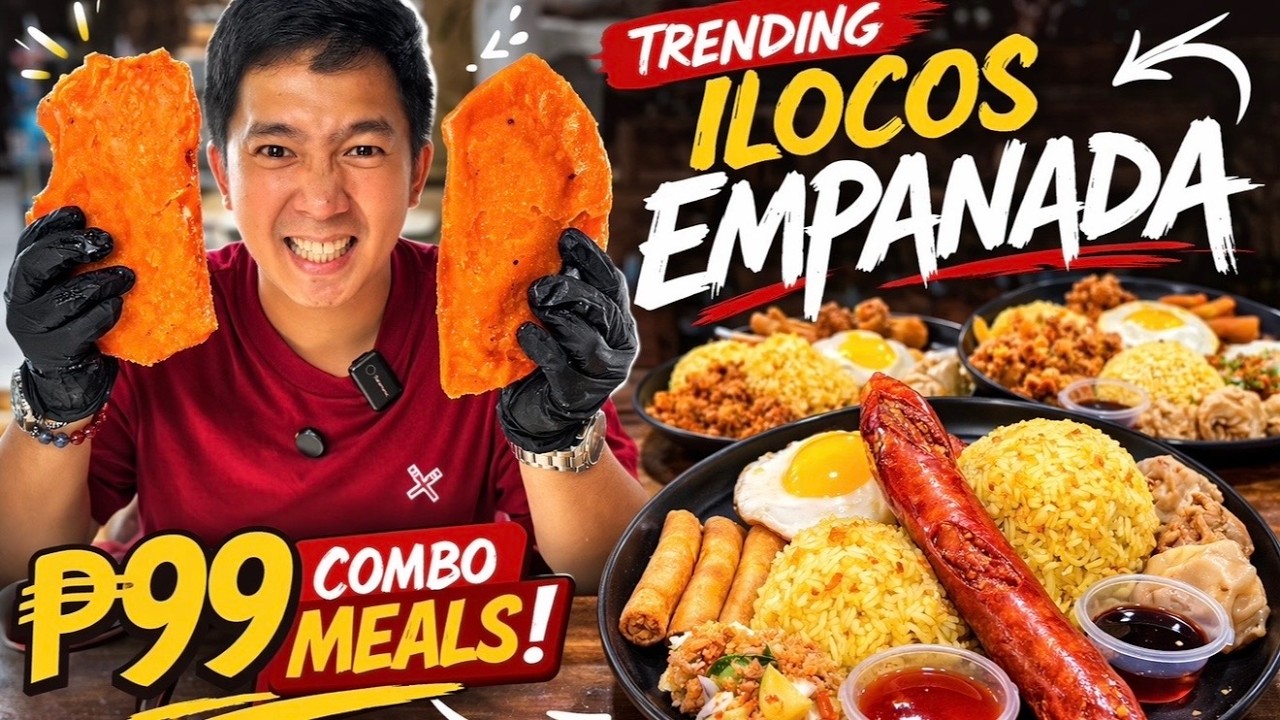 AUTENTHIC ILOCOS EMPANADA | ₱99 PESOS 4 ULAM COMBO | ₱99 PESOS SISIG UNLI RICE | KAFOODTRIP