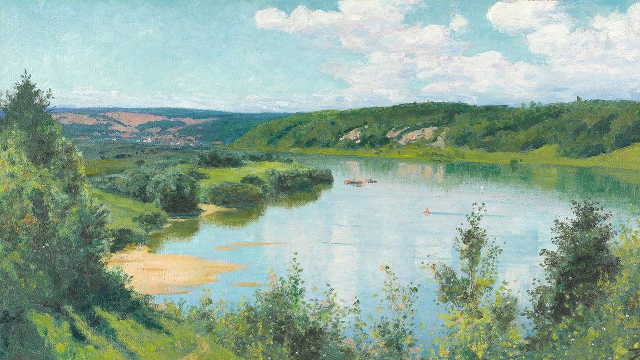 「ロシアの写実主義画家」ヴァシーリー・ポレーノフ（Vasily Polenov）の絵画