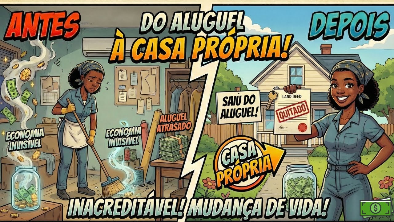 Como uma FAXINEIRA usou o MODO da Economia Invisível e SAIU do Aluguel em 12 MESES