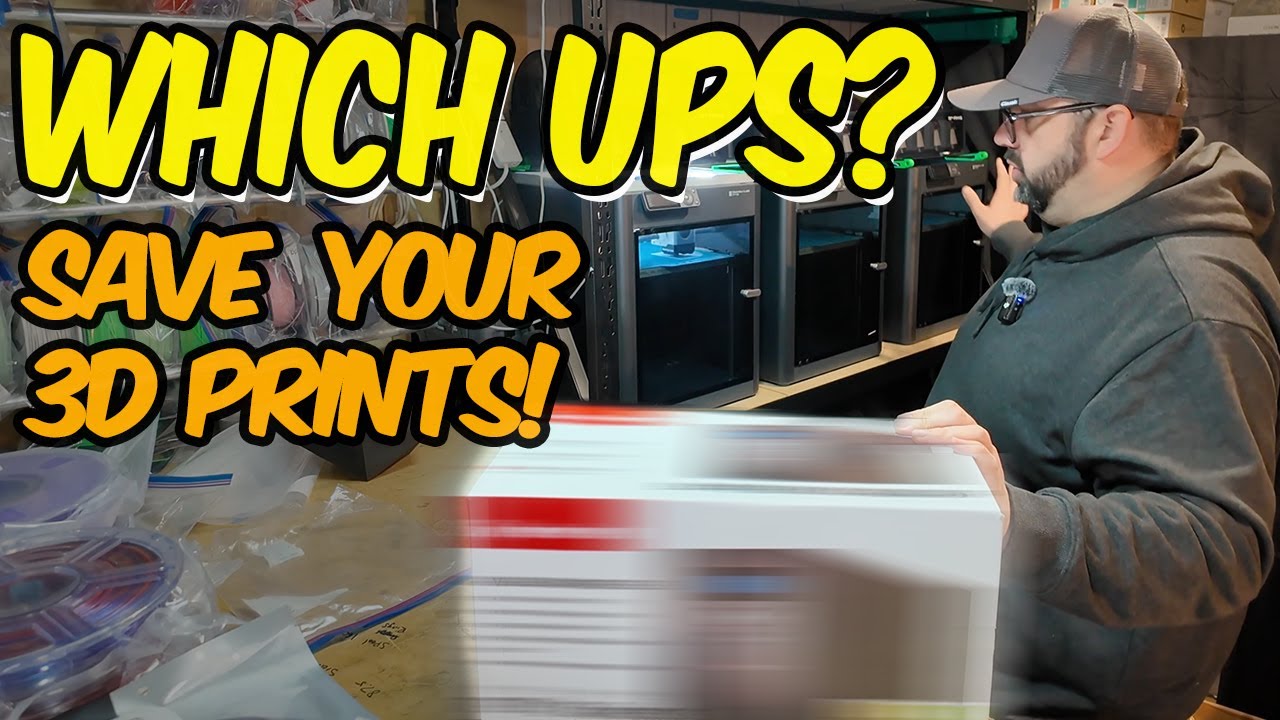 Этот UPS спас мои 3D-отпечатки! Ответ на вопрос, что купить. | Видеоблог 13